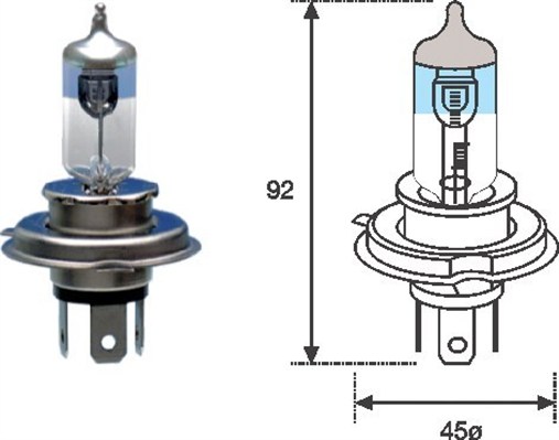 MAGNETI MARELLI 002585100000 Lampadina, Faro di profondità